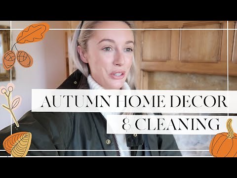 🍂 AUTUMN // FALL HOME DECOR 🍂 & CLEAN WITH ME 🎃// Fashion Mumblr Vlogs