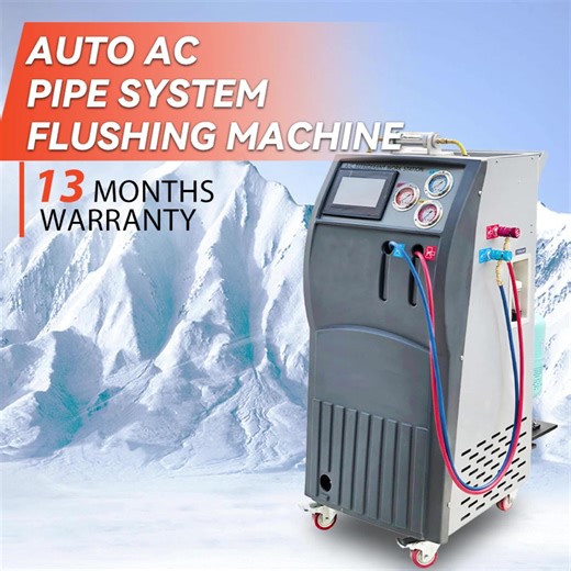 KARJOYS R134a AC Refrigerant Recovery Machine R134a Fully Automatic AC Recovery Recycling Machine for Car Care