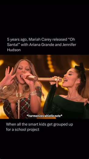 Pop History Book on Instagram: "Three queens 👑👑👑 Mariah Carey, Ariana Grande, and Jennifer Hudson performing “Oh Santa!” during Mariah Carey’s Magical Christmas Special in 2020. - #mariahcarey #arianagrande #jenniferhudson #christmas #vocals #singing"