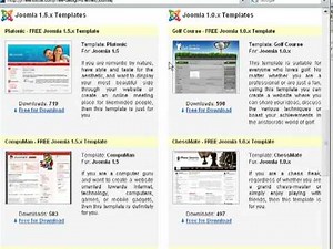 How to download a free Joomla template from FreeHostia.com