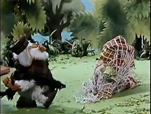 I'm going to pretend I'm invisible so I can sleep and get out of working today 😴🤫 - Orinoco | The Wombles