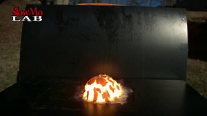 Explosion of an orange filmed in Slow motion at 62,000 fps is just AWESOME!