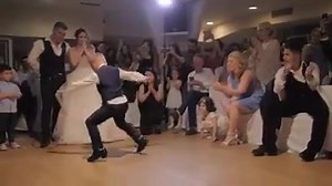 1.1M views · 17K reactions | Baby brother surprises older sister with a Zeimbekiko dance on her wedding day!  | HELLENE AND PROUD | Facebook