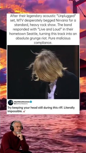 How Nirvana Answered MTV's Request 🤘#Grunge #LiveMusic #90sRock #KurtCobain #LiveAndLoud