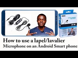 How To Use a Lapel/Lavalier Microphone on Android/Smartphone