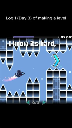 Log 1 of making a level [Geometry Dash] #geometrydash #gd #torsao