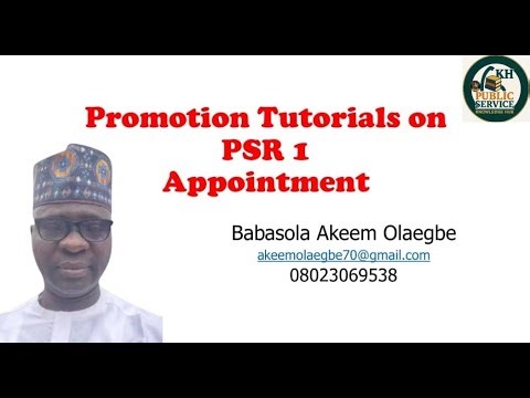 PUBLIC SERVICE RULES: APPOINTMENTS INTO LAGOS STATE SERVICE