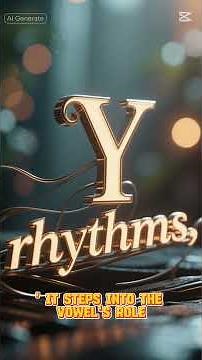 The longest word in English without a vowel is "rhythms".”