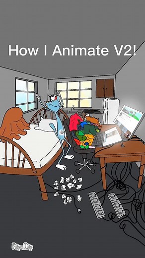 208K views · 2.1K reactions | How I Animate V2! (4k memes) #animation #funny #cartoon | Daybreak Animations | Facebook