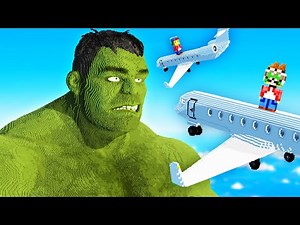 We Crashed PLANES into HULK... (Teardown Multiplayer)