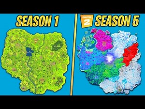 Evolution Of The Entire Fortnite Island..! (Season 1 - Chapter 2 Season 5)