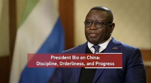 President Bio on China: Discipline, orderliness and progress