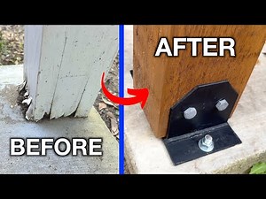 How to Replace Porch Columns with DIY Brackets