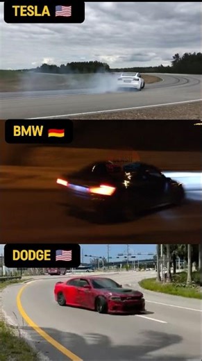 Dodge vs BMW vs Tesla | Drift test