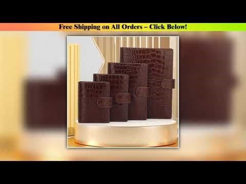 Yiwi Genuine Leather Pocket Size Planner Leather a8 A7 a6 a5 Notebook with Ring Mini Agenda