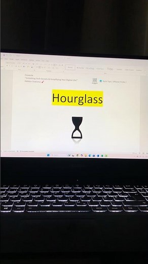 Hourglass: The Symbol of Time, Balance, and Life’s Flow #windows #microsoftoffice