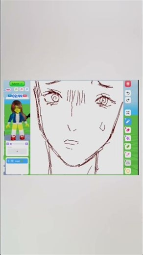 😵‍💫 #robloxart #art #robloxcharacter #roblox #sketch #artist #animeart