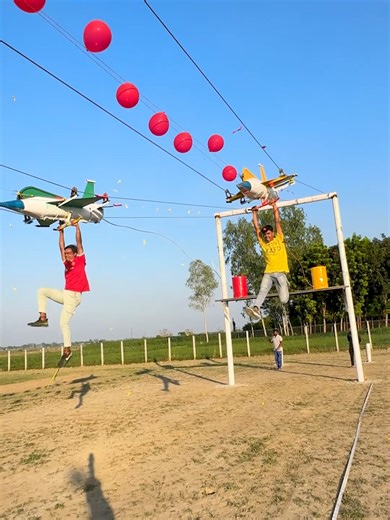 Red vs Yellow: The Epic Flying Challenge Showdown