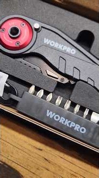 Workpro Folding Utility Knife + Ratcheting Screwdriver! #shorts #tools #edc