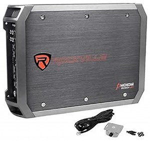 Rockville RXD-M1 2000W Mono 1-Ohm Car Amplifier, Dyno-Certified, Class-D, MOSFET, Adjustable Crossover, Remote Control, Perfect for Car Audio and Subs
