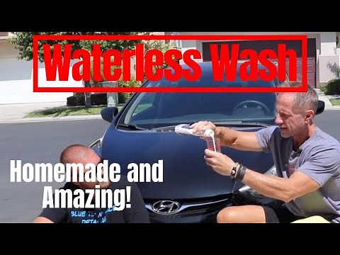 Waterless Car Wash: Crazy homemade technique with Q-7 Wax