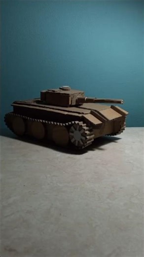 I Built a Realistic Tank from Cardboard! 😲 DIY Mini Tank #shorts #diy #cardboardcraft