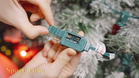 C7 Random Blinking Christmas Lights 25 FT Vintage Lights for Christmas Tree 25 Pcs Bulbs 7 of 25 Lights Twinkle E12 Base Vintage Christmas Lights for Houses Decor(Warm White)