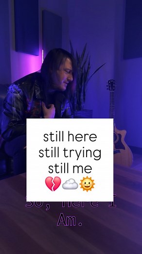still here. still trying. still me. 💔☁️🌞 #hereiam #notperfect #stilltrying #newmusic #lineasothin | Line So Thin
