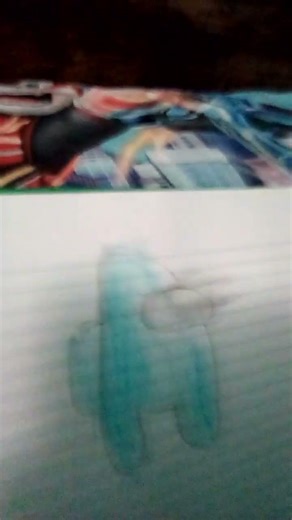 Blue among us character