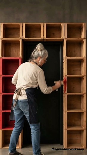 This Doorway Bookshelf Build Looks Like a Design Magazine Shoot