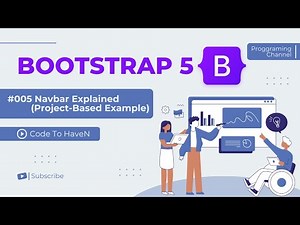 Bootstrap Tutorial Bangla #5: Bootstrap Navbar Explained (Project-Based Example)