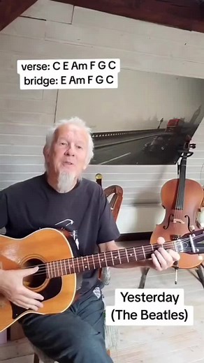 Easy Acoustic Guitar Tutorial for 'Yesterday'
