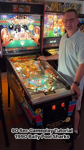 17K views · 302 reactions | 90 Second Gameplay Tutorial for 1990 Bally Pool Sharks Pinball Machine. District 82 Pinball Arcade has over 100 Pinball Machines all set on free play. Pay one admission price and play as much as you want. Located in De Pere, WI. Only 15 minutes from Lambeau Field Full Game List Here: https://district82.com/game-list/ | District 82 Pinball Arcade | Facebook