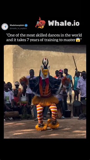 Made_to_Explain on Instagram: "The dance shown in the footage is a mesmerizing blend of physical comedy and extreme coordination, often associated with traditional Chinese Lion Dance or Acrobatic Plate Spinning training. Mastering this level of movement requires roughly seven years of rigorous training to build the necessary core strength, balance, and "muscle isolation" techniques. The performer must maintain a perfectly stable upper body while their legs move with rapid, rhythmic precision to 