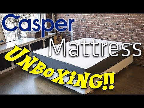 Casper Mattress Unboxing!! (Full Size Casper Mattressing Unboxing!!)