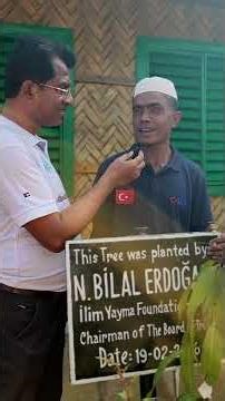 A brief interview with Mohammed Ayoub in TIKA where Mesut Ozil and Balal Urdugan visited.