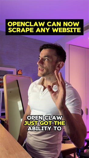 OpenClaw just unlocked next-level web scraping 🌐🔥 With the free tool Scrapling, your AI agent can: • Pull data from almost any website • Bypass common bot blocks • Stay stable even when layouts change No more broken scrapers. No more limits. This is automation on a whole new level. 🚀 #AI #OpenClaw #WebScraping #AIAgents #juliangoldie