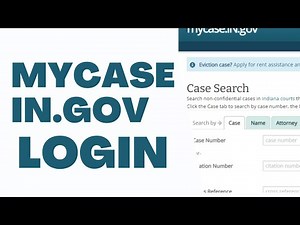Mycase.in.gov Indiana Login & Court Records ⏬👇
