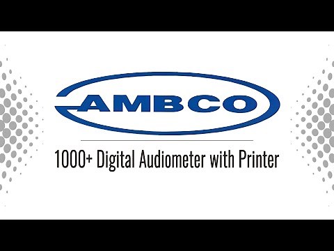 Ambco 1000+ Digital Audiometer With Printer · Medical Equipment Sales & Repair