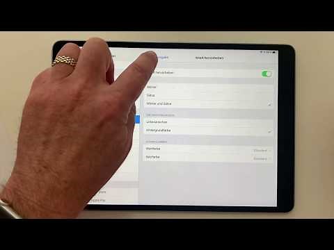 iPad: Sprachausgabe einstellen und vorlesen lassen