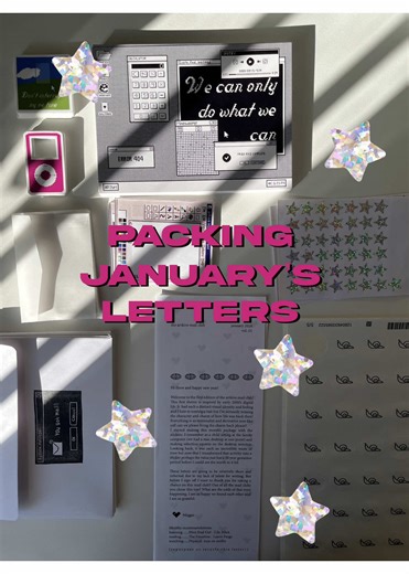 Getting a head start on packing some of these orders to prep for my first mail day! There are only 6 days left to sign up to receive Januarys mail and then off to February we go! #mailclub #printclub #snailmail #artsubscription #physicalmedia