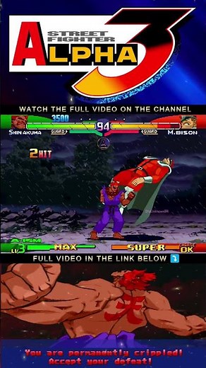 Gouki UNLEASHED in Street Fighter Alpha 3!