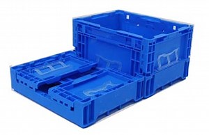 [Hot Item] Warehouse Plastic Stackable Plastic Foldable Storage Container