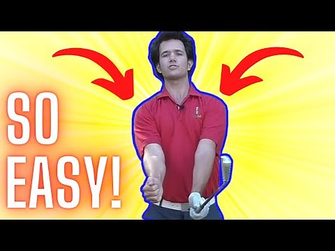 GORILLA GLUE Your Arms to Your Side in the Golf Swing to Hit the Ball Consistently Long and Straight