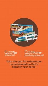 236 reactions · 248 shares | Targeted deworming at the right time (and nothing more) is ideal. ​ For a dewormer recommendation based on the age of your horse, location and time of year, take the quiz at zoetisequine.com/dewormers and then visit your local retailer. | Zoetis Equine | Facebook