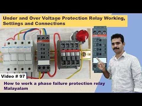 Under and Over Voltage Protection Relay Working | Phase Sequence Relay Connection