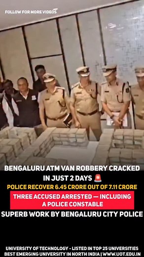 1.2K views · 249 reactions | BENGALURU ATM VAN ROBBERY CRACKED IN...