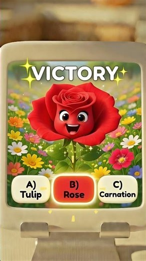 "🎮 [Flowers] Quiz Challenge! Kids Try! 👶"