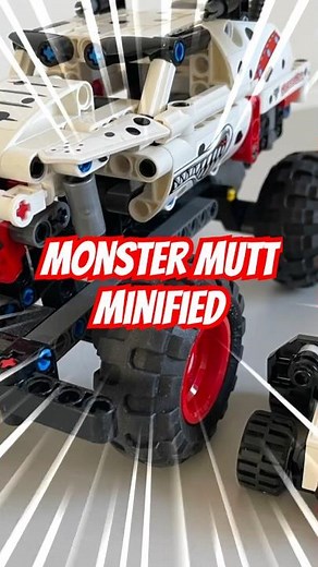 Building a LEGO Mini Monster Mutt Truck