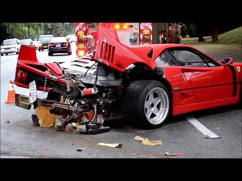 スーパーカーの悲劇！禁断のフェラーリクラッシュ映像80連発！